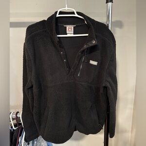 Avalanche Men's Black Zip Up Fleece Jacket